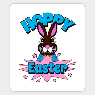 HOPPY Cute  Easter Bunny Sticker
